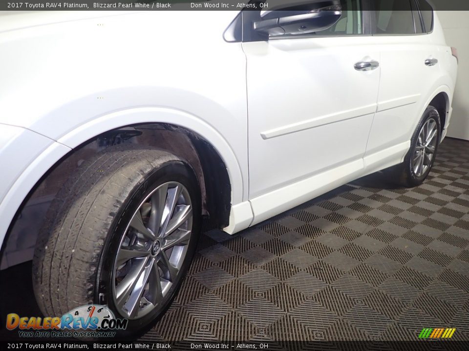 2017 Toyota RAV4 Platinum Blizzard Pearl White / Black Photo #13