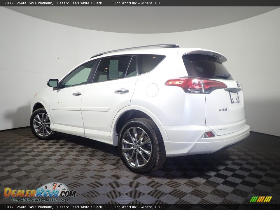 2017 Toyota RAV4 Platinum Blizzard Pearl White / Black Photo #14