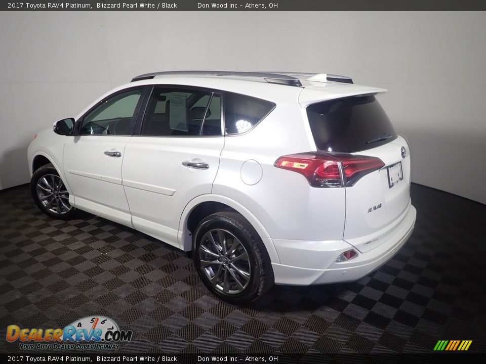 2017 Toyota RAV4 Platinum Blizzard Pearl White / Black Photo #15