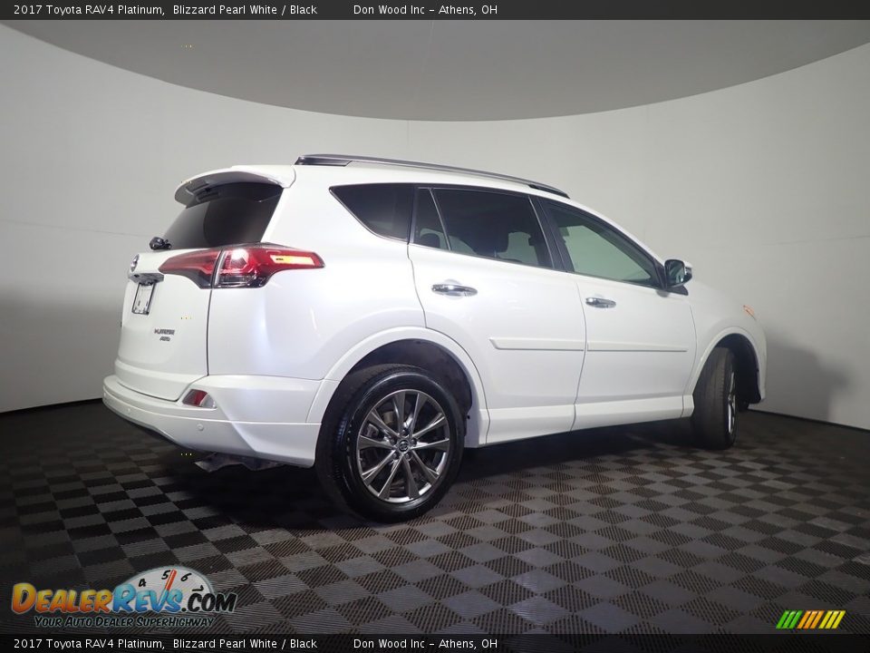 2017 Toyota RAV4 Platinum Blizzard Pearl White / Black Photo #20
