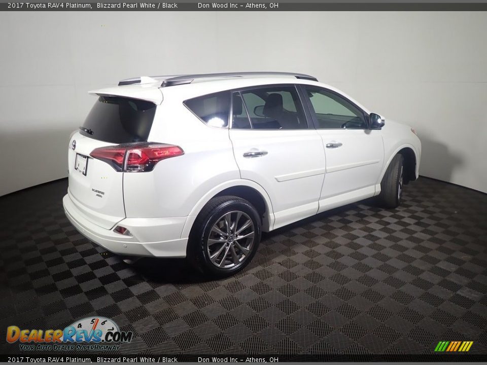 2017 Toyota RAV4 Platinum Blizzard Pearl White / Black Photo #21