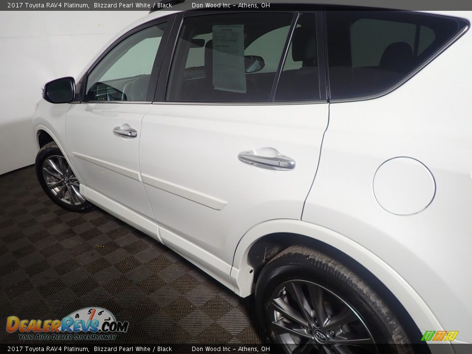 2017 Toyota RAV4 Platinum Blizzard Pearl White / Black Photo #22