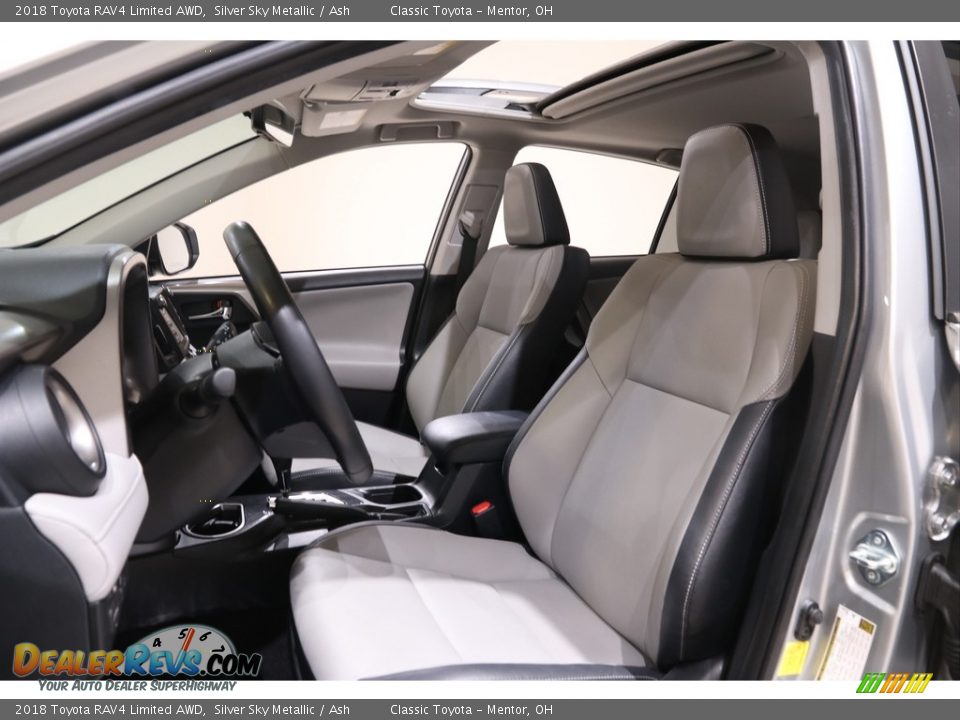 2018 Toyota RAV4 Limited AWD Silver Sky Metallic / Ash Photo #5
