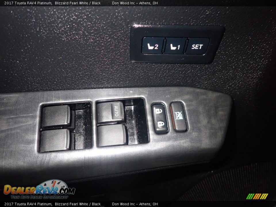 2017 Toyota RAV4 Platinum Blizzard Pearl White / Black Photo #25
