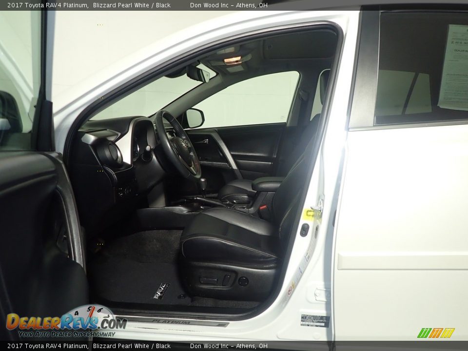 2017 Toyota RAV4 Platinum Blizzard Pearl White / Black Photo #26
