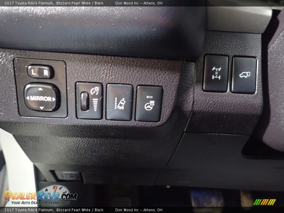 2017 Toyota RAV4 Platinum Blizzard Pearl White / Black Photo #35