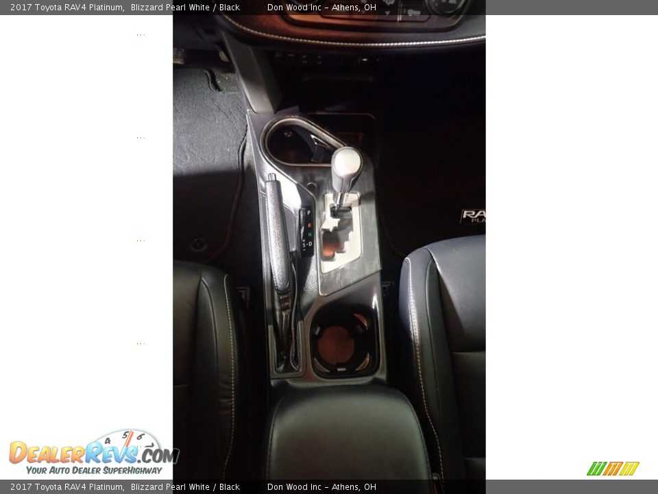2017 Toyota RAV4 Platinum Blizzard Pearl White / Black Photo #36