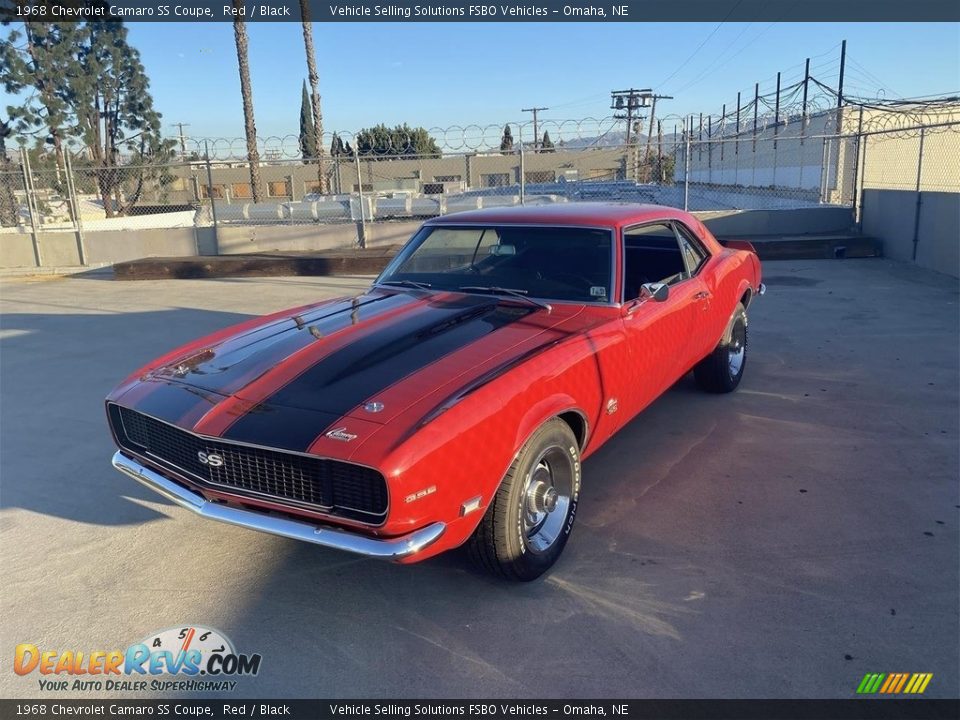 1968 Chevrolet Camaro SS Coupe Red / Black Photo #1