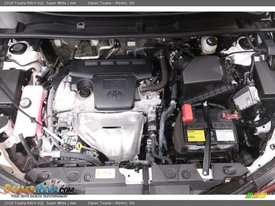 2018 Toyota RAV4 XLE Super White / Ash Photo #20
