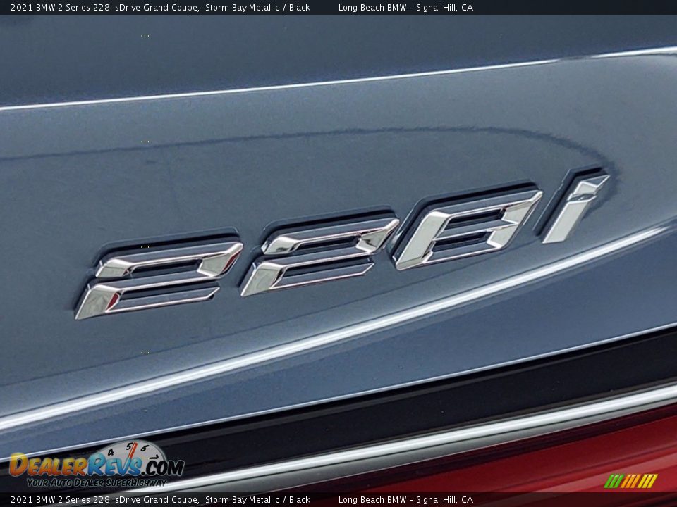 2021 BMW 2 Series 228i sDrive Grand Coupe Storm Bay Metallic / Black Photo #8