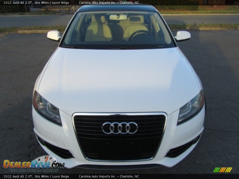 2012 Audi A3 2.0T Ibis White / Luxor Beige Photo #5