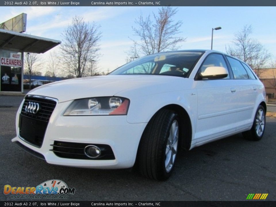 2012 Audi A3 2.0T Ibis White / Luxor Beige Photo #6