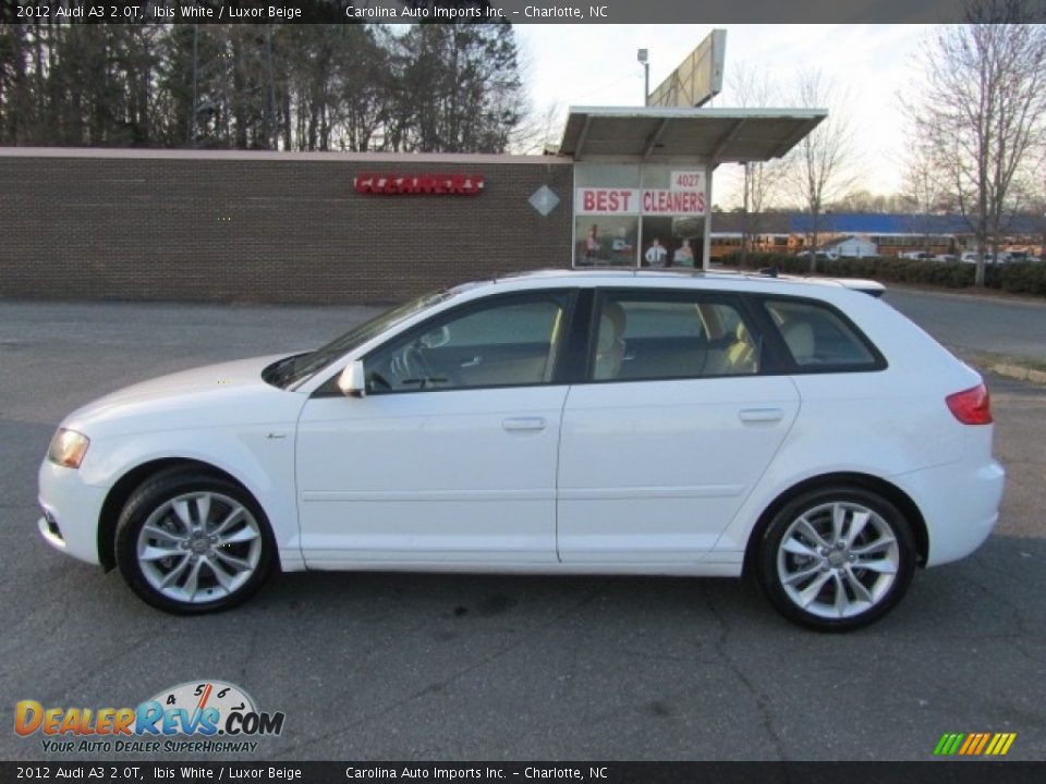 2012 Audi A3 2.0T Ibis White / Luxor Beige Photo #7