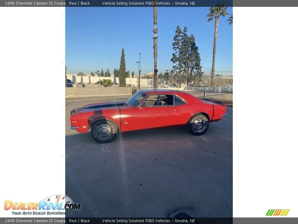 1968 Chevrolet Camaro SS Coupe Red / Black Photo #8