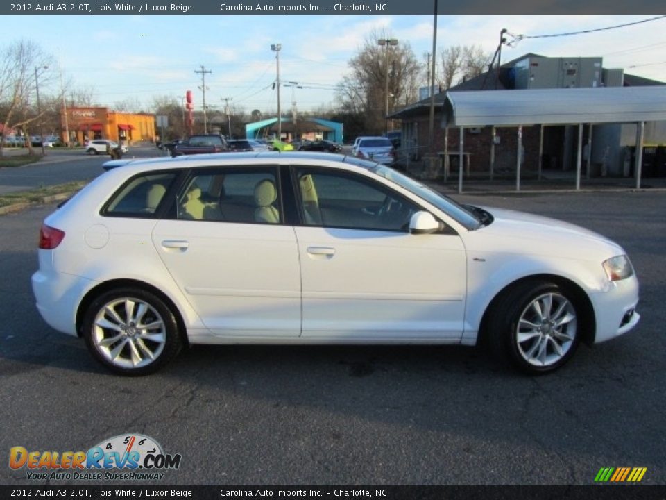 2012 Audi A3 2.0T Ibis White / Luxor Beige Photo #11