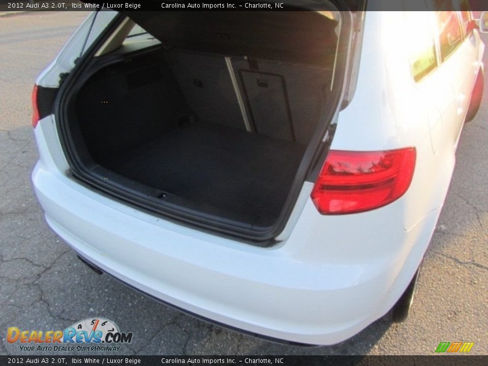 2012 Audi A3 2.0T Ibis White / Luxor Beige Photo #20