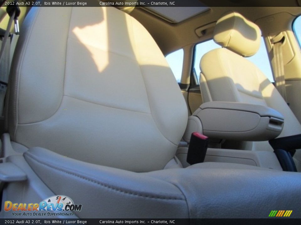 2012 Audi A3 2.0T Ibis White / Luxor Beige Photo #22