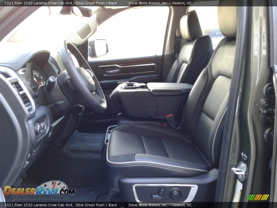 2021 Ram 1500 Laramie Crew Cab 4x4 Olive Green Pearl / Black Photo #11