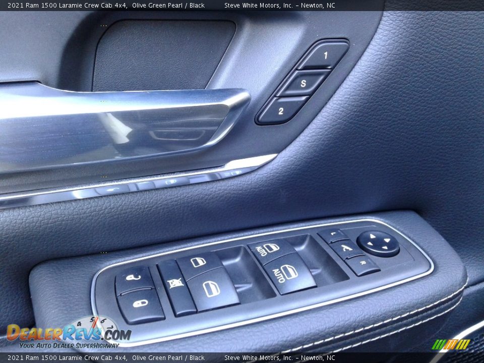2021 Ram 1500 Laramie Crew Cab 4x4 Olive Green Pearl / Black Photo #12