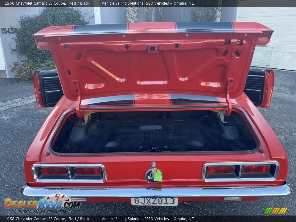 1968 Chevrolet Camaro SS Coupe Red / Black Photo #24