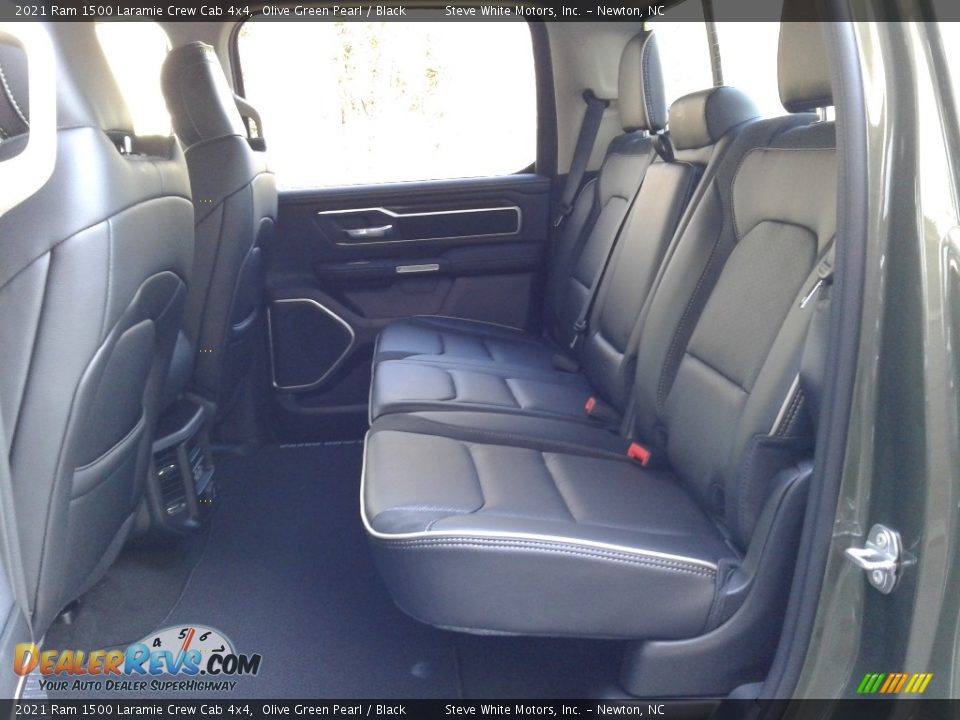 2021 Ram 1500 Laramie Crew Cab 4x4 Olive Green Pearl / Black Photo #14