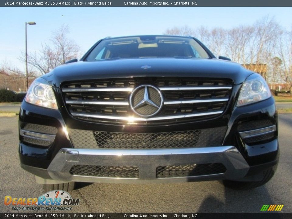 2014 Mercedes-Benz ML 350 4Matic Black / Almond Beige Photo #4