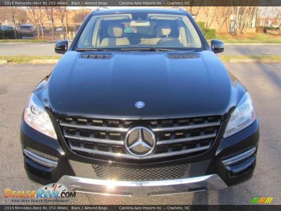 2014 Mercedes-Benz ML 350 4Matic Black / Almond Beige Photo #5