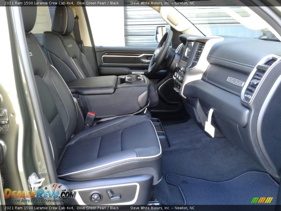 2021 Ram 1500 Laramie Crew Cab 4x4 Olive Green Pearl / Black Photo #17