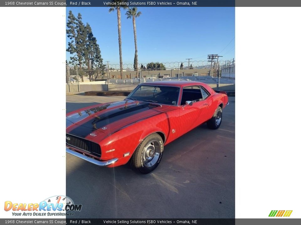 1968 Chevrolet Camaro SS Coupe Red / Black Photo #30