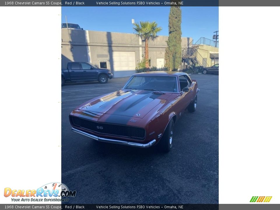 1968 Chevrolet Camaro SS Coupe Red / Black Photo #31