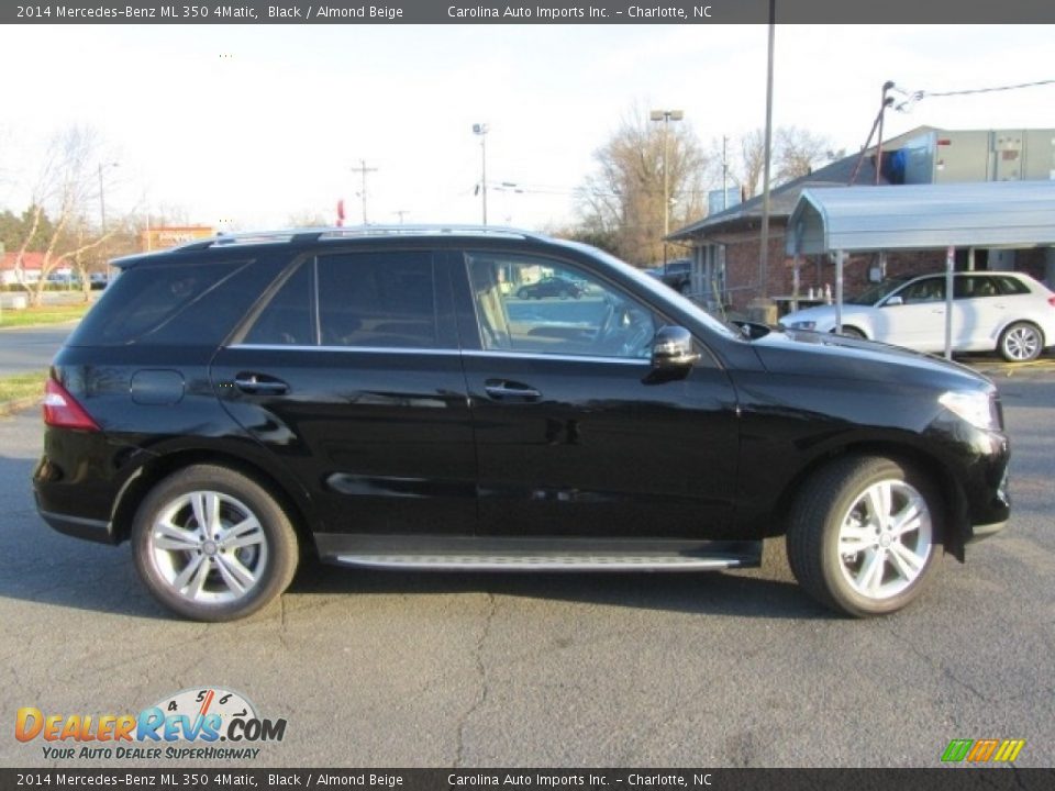 2014 Mercedes-Benz ML 350 4Matic Black / Almond Beige Photo #11