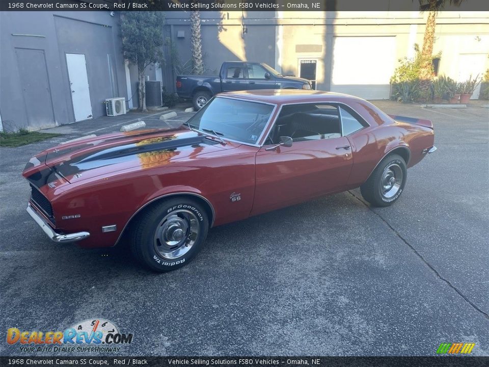 1968 Chevrolet Camaro SS Coupe Red / Black Photo #32