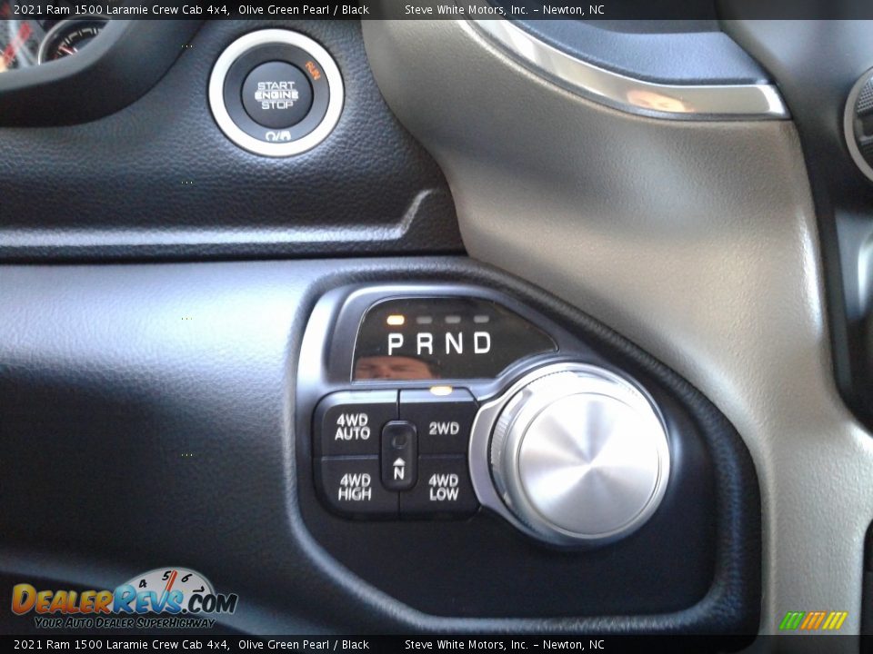 2021 Ram 1500 Laramie Crew Cab 4x4 Olive Green Pearl / Black Photo #22