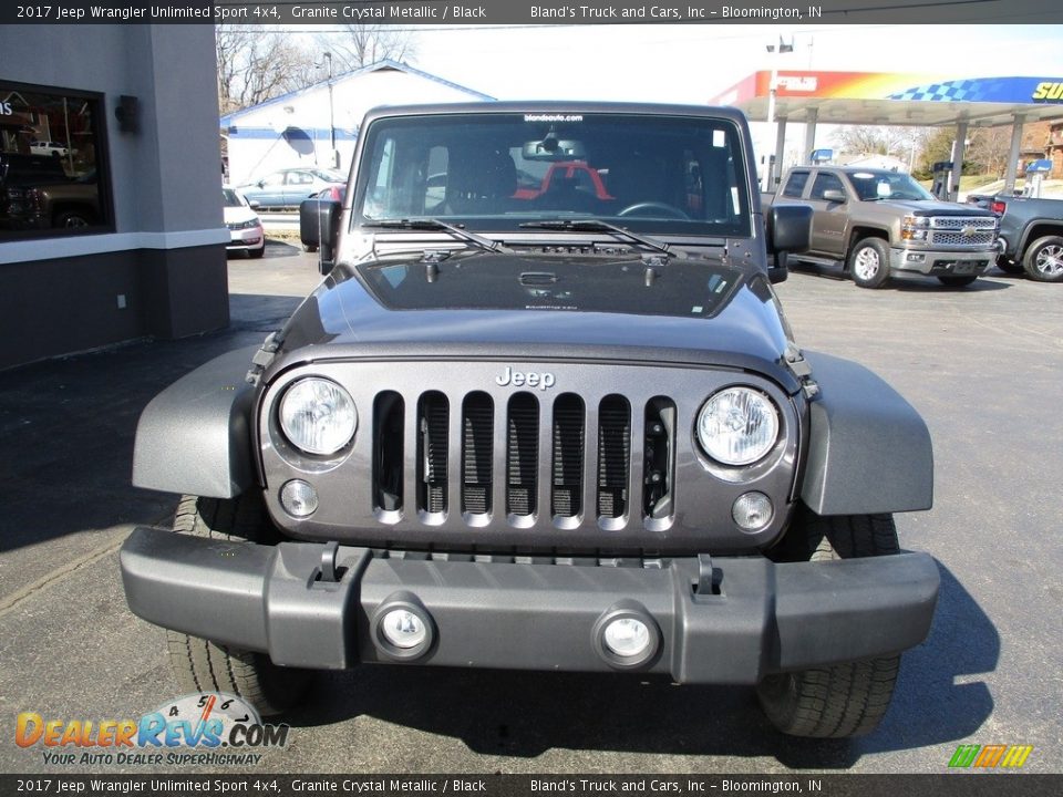 2017 Jeep Wrangler Unlimited Sport 4x4 Granite Crystal Metallic / Black Photo #23