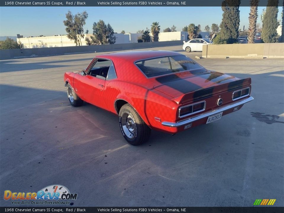 1968 Chevrolet Camaro SS Coupe Red / Black Photo #34