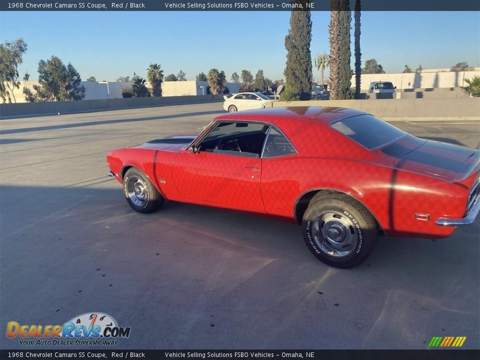 1968 Chevrolet Camaro SS Coupe Red / Black Photo #35