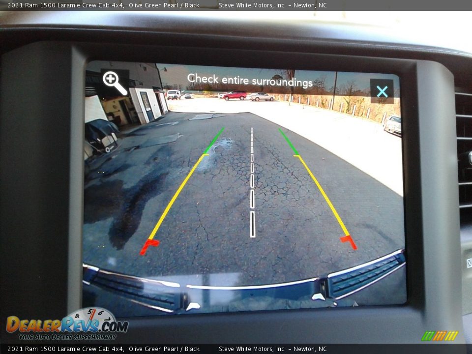 2021 Ram 1500 Laramie Crew Cab 4x4 Olive Green Pearl / Black Photo #25
