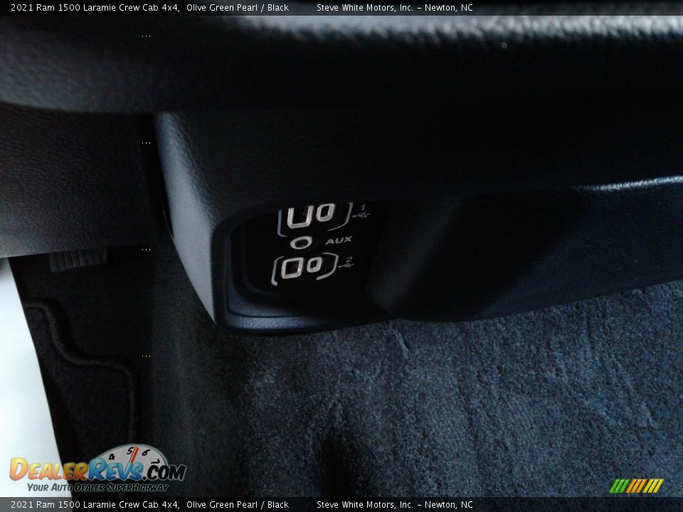 2021 Ram 1500 Laramie Crew Cab 4x4 Olive Green Pearl / Black Photo #27