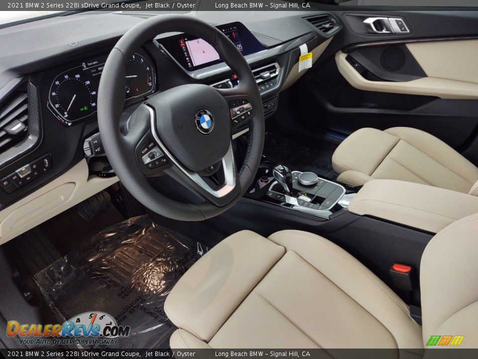 2021 BMW 2 Series 228i sDrive Grand Coupe Jet Black / Oyster Photo #13