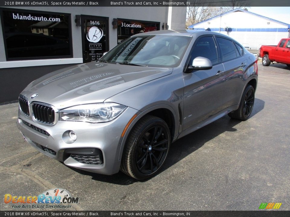 2018 BMW X6 xDrive35i Space Gray Metallic / Black Photo #2