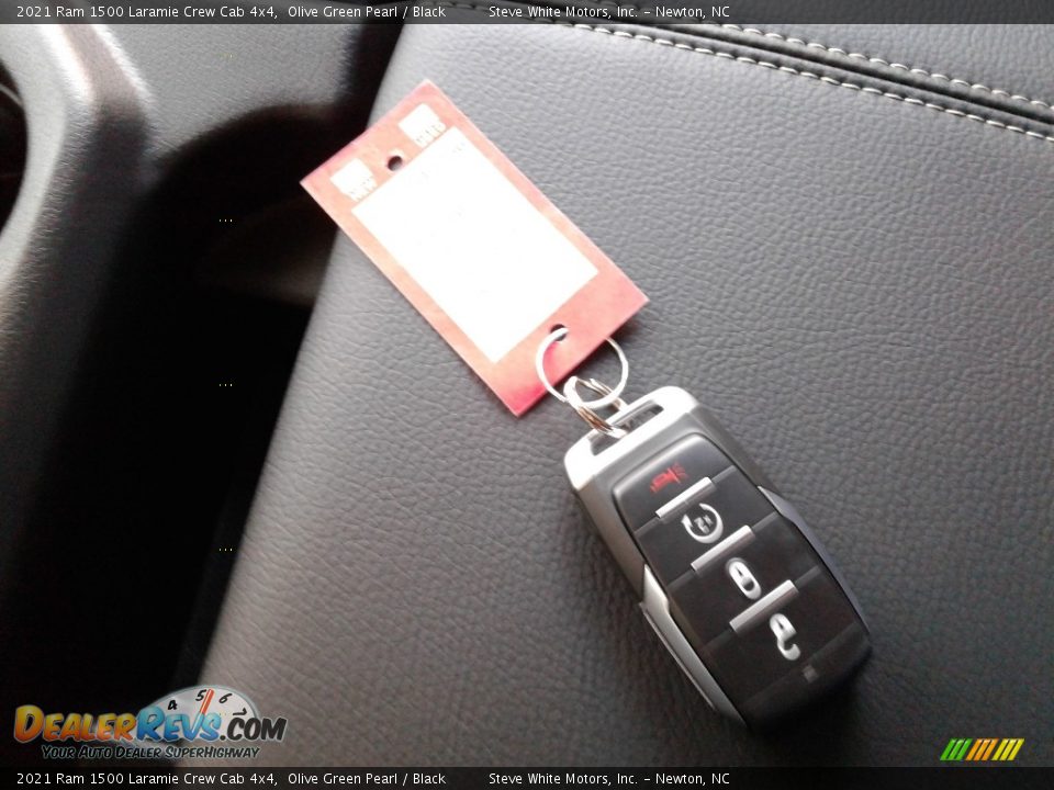 2021 Ram 1500 Laramie Crew Cab 4x4 Olive Green Pearl / Black Photo #30