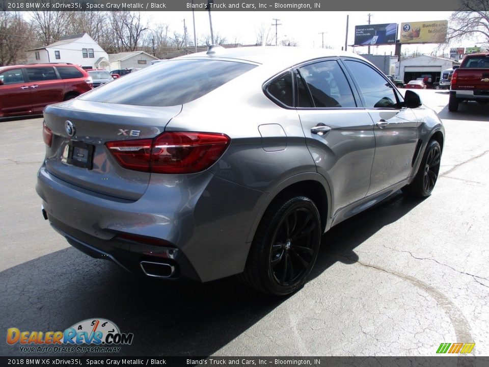 2018 BMW X6 xDrive35i Space Gray Metallic / Black Photo #4