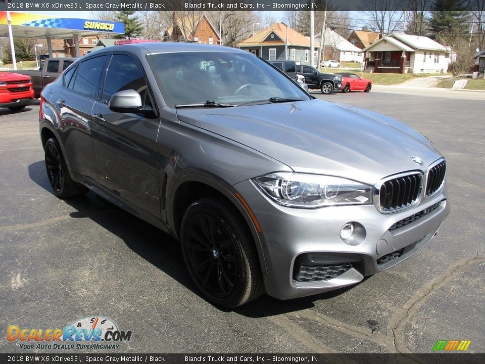 2018 BMW X6 xDrive35i Space Gray Metallic / Black Photo #5