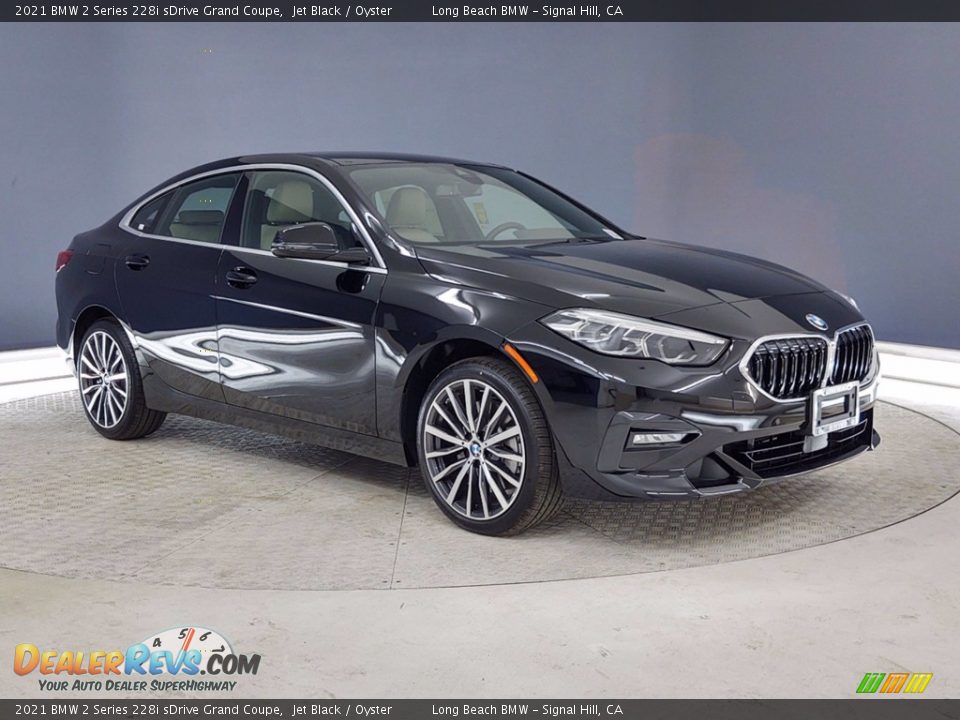 2021 BMW 2 Series 228i sDrive Grand Coupe Jet Black / Oyster Photo #27