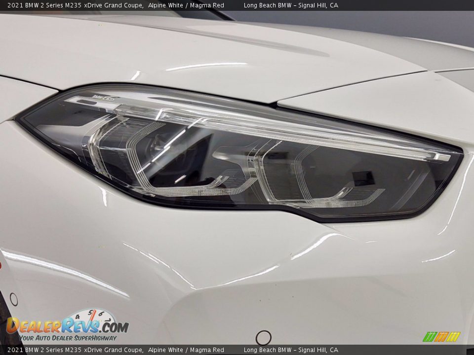 2021 BMW 2 Series M235 xDrive Grand Coupe Alpine White / Magma Red Photo #4