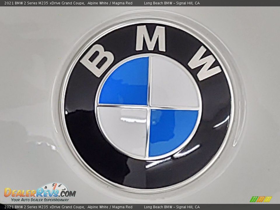 2021 BMW 2 Series M235 xDrive Grand Coupe Alpine White / Magma Red Photo #5