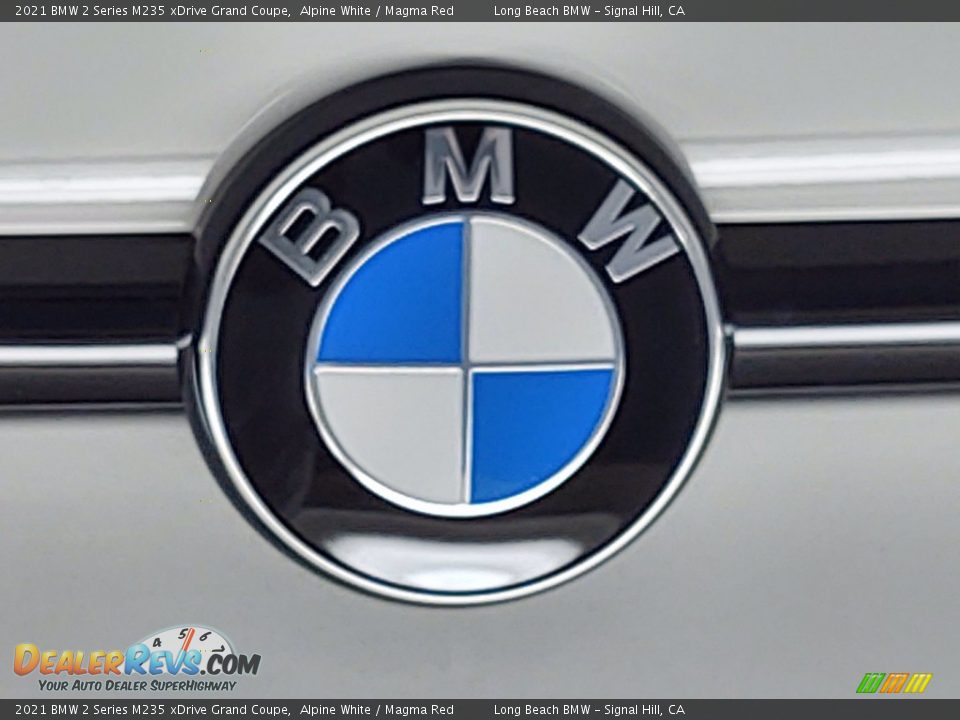 2021 BMW 2 Series M235 xDrive Grand Coupe Alpine White / Magma Red Photo #7