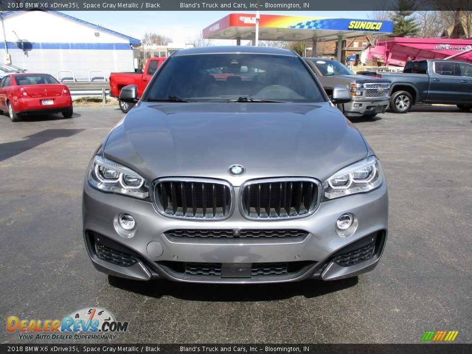 2018 BMW X6 xDrive35i Space Gray Metallic / Black Photo #28