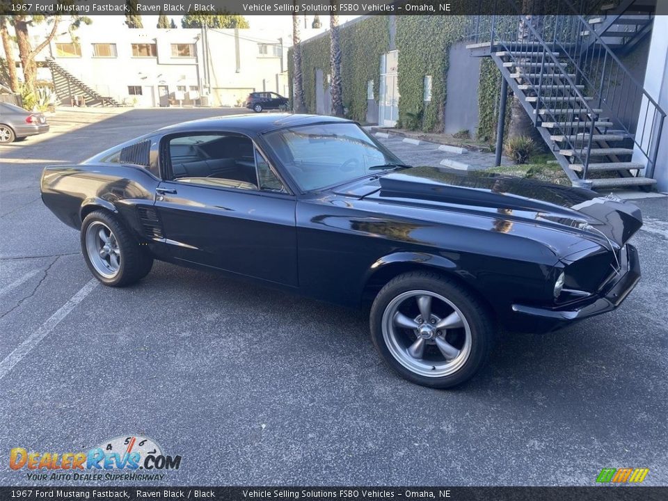 1967 Ford Mustang Fastback Raven Black / Black Photo #1