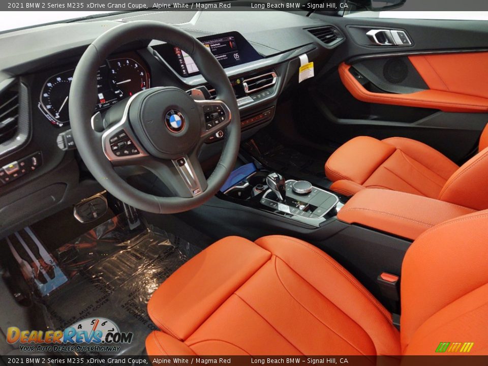 Magma Red Interior - 2021 BMW 2 Series M235 xDrive Grand Coupe Photo #12